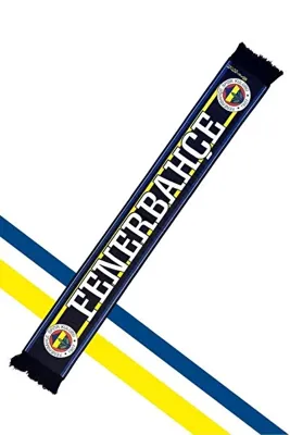 Fenerbahçe Lacivert Üç Renkli Unisex Dokuma Atkı