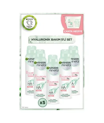 Garnier Mineral Hyaluronik Bakım Roll-on Deodorant 5 x 50 ML