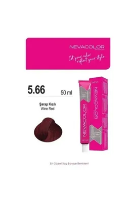 Bilichome Nevacolor Tüp Boya 50ml. 5-66 Şarap Kızılı