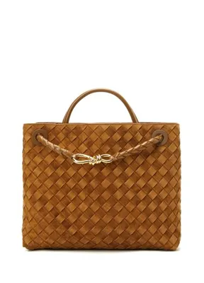 Bottega Veneta Andiamo Karamel Kadın Süet Çanta