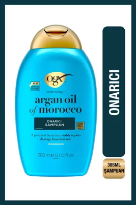 ogx Argan Oil of Morocco Ekstra Güçlü Nemlendirici ve Canlandırıcı Şampuan, 385 ml