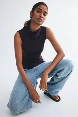 H&M Balıkçı Yakalı Bedene Oturan Üst