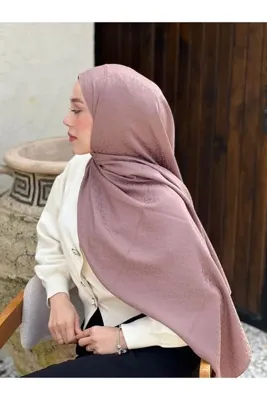 Modakaşmir İpeksi Jakar Serisi Örgü Desen Şal