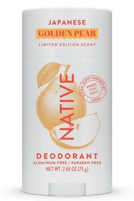 Native Japanese Golden Pear Alüminyumsuz Stick Deodorant 75GR