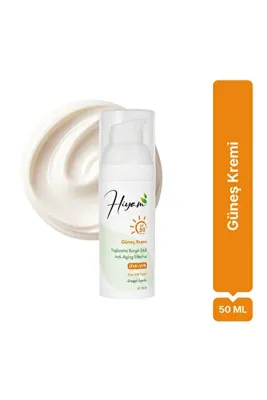 Hiyam Güneş Kremi - Yaşlanma Karşıtı Etkili Anti-Aging Effective