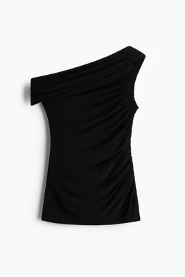 H&M Tek Omuzlu ve Drapeli Üst