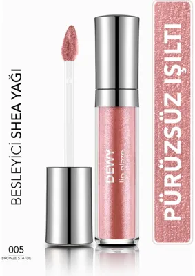 Flormar Dewy Lip Glaze Dudak Parlatıcısı 005 Bronze Statue