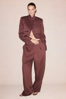 H&M Viskoz Karışımlı Gabardin Pantolon