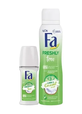 FA Coconut&Lime Sprey Deodorant 150 ML + Roll-On Deodorant 50 ML