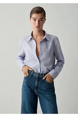 Mavi Cepli Gömlek Regular Fit / Normal Kesim 1211652-70826