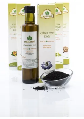 MARANKİ Çörek Otu Yağı 250 ml Vücut Bakım Ürünü Etkili Kullanım İçin Unisex