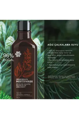 SIBERIAN WELNESS Sıberıan Wellnes Fresh Breath Mouthwash Ağız Çalkalama Suyu 250 ml