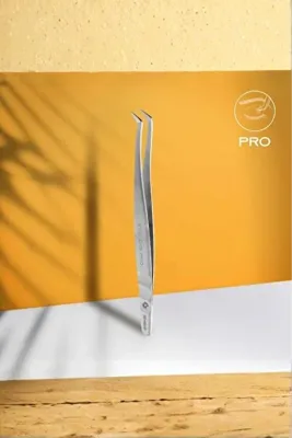 Staleks Expert 40 Type 12 Profesyonel Kirpik Cımbızı (Ayak, 65') TE-40/12
