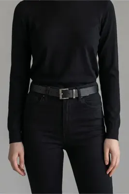 Kemerix %100 Hakiki Deri Kadın Takım Tokalı Kemer 2.8 cm jean kemeri pantolon kemeri