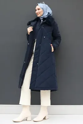 giz astore Şişme Anorak Mont Lacivert