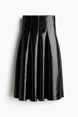 H&M Kaplamalı Kloş Etek