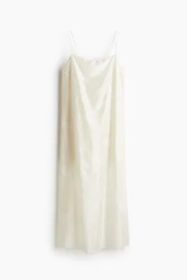 H&M İşlemeli ve Askılı Elbise