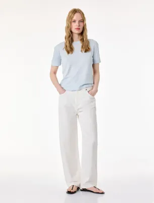 Koton Slim Fit Kısa Kollu Bisiklet Yaka Basic Tişört