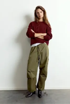 Pull & Bear Teknik parachute kargo pantolon