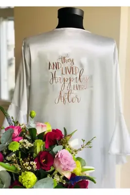 Bride & Baby Store Volanlı Gelin Kimonosu