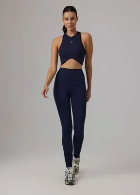 Glo Studio Athena Seamless Legging Night Blue Kadın Spor Tayt