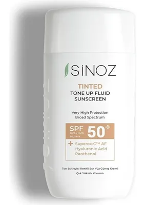 Alyron Store SPF50 Tinted Sıvı Yüz Güneş Kremi - Yeni Nesil Güneş Filtreleri ile Hibrit Formül 50ML