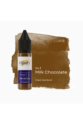 HANAFY Milk Chocolate No3 15ml Kalıcı Makyaj Kaş Pigmenti