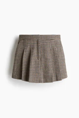 H&M Pileli Şort Etek