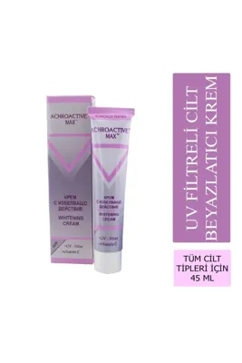 Achroactive Max 2 Adet Achroactive Max  Ve Beyazlaştırıcı Krem 45 ml
