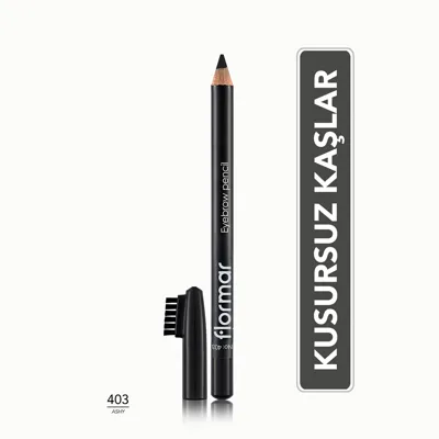 Flormar Yumuşak Uçlu ve Dağıtıcı Fırçalı Kaş Kalemi 403 Ashy