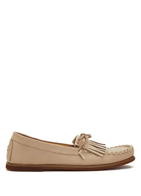 Henderson Bej Kadın Deri Loafer