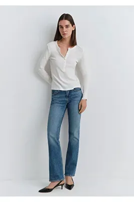 Mavi Alına Iconic Puslu Indigo Mavisi Jean Pantolon 1012577-90538