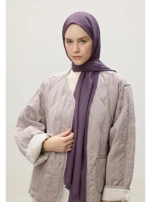 Fresh Scarfs İnce Pamuk Vual Şal Orkide