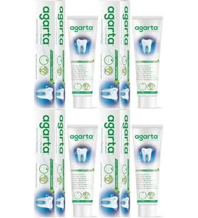 Agarta Doğal Diş Macunu 100ML Bitki Özlü (4 Lü Set)