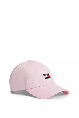 Tommy Hilfiger Kadın İkonik Bayrak Logolu Ayarlanabilir Tokalı Pembe Şapka