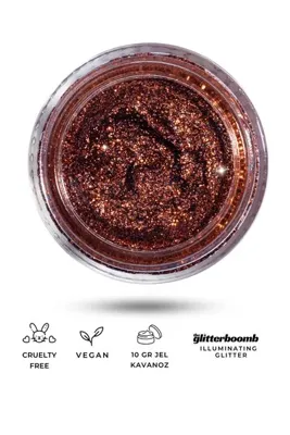 the glitter boomb Jel Glitter - Hotchocolate