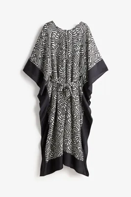 H&M Kuşaklı Kaftan Elbise