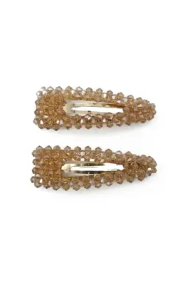 New Obsessions Miabella Kristal Üçgen Toka Seti 2'li set