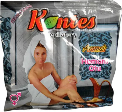 Kontes Hamam Otu - Zırnık Tüy Dökücü Toz x 3