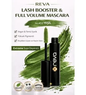 Lash Booster & Full Volume Color Maskara Green-Tam Hacim & Uzatan Renkli Maskara Yeşil 453
