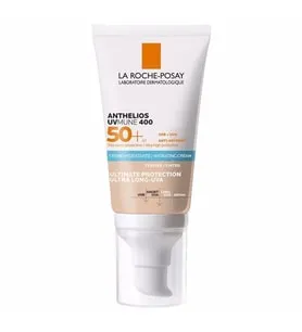 La Roche Posay Anthelios Uvmune Fluid 50+ Faktör Nemlendirici Hassas Ciltler İçin Renkli Güneş Koruyucu Krem 50 ml