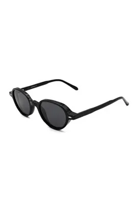 Angel Eyes Yuvarlak Siyah Unisex Güneş Gözlüğü Yw-9030b