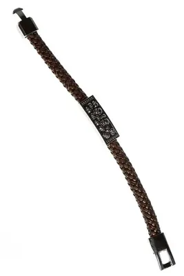 Genel Markalar Kurukafa Stün Bronz Unisex Bileklik 20 cm
