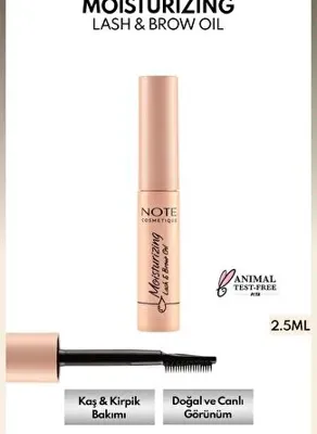 Note Cosmetics Moisturizing Lash & Brow Oil Nemlendirici ve Besleyici Kaş Kirpik Bakım Yağı