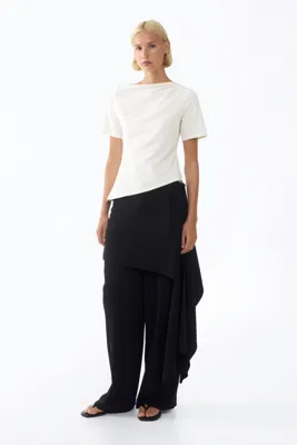 H&M Drapeli Asimetrik Üst