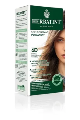herbatint HERBATINT 6D Dark Golden Blonde (Koyu Altın Kahve) 150 ml Bitkisel Saç Boyası