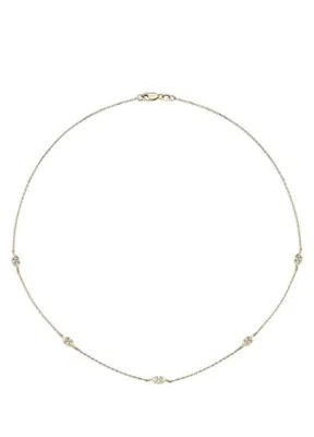 Foen Mahu With Diamond Pırlanta Taşlı 14 Ayar Altın Kadın Choker