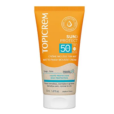Topicrem Sun Protect Spf 30 Mat Bitişli Güneş Koruyucu Köpük Krem 50 ml