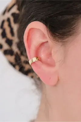 AURRARİ Gold Basic Cuff (kıkırdak Küpesi)