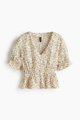 H&M Peplumlu Bluz